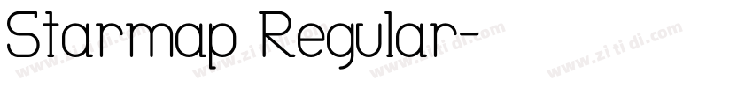 Starmap Regular字体转换